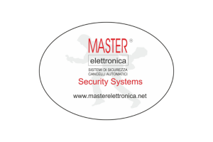PROGETTO SICURO - MASTER ELETTRONICA - Gradara